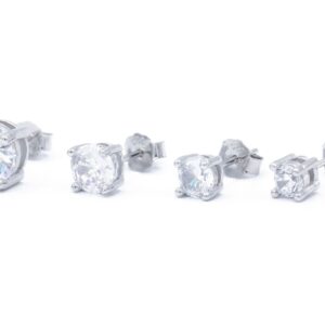 Orecchino, Zirconi con taglio ovale