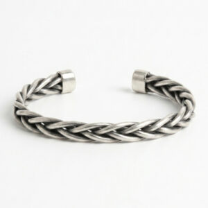 Bracciale Cuff Intrecciato | Argento 925